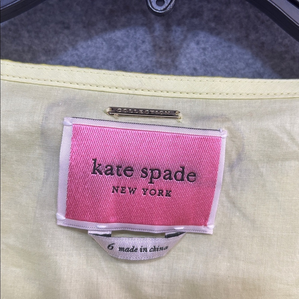 Kate Spade New York bloom Oganza embroidered floral dress size 6 - Picture 8 of 15